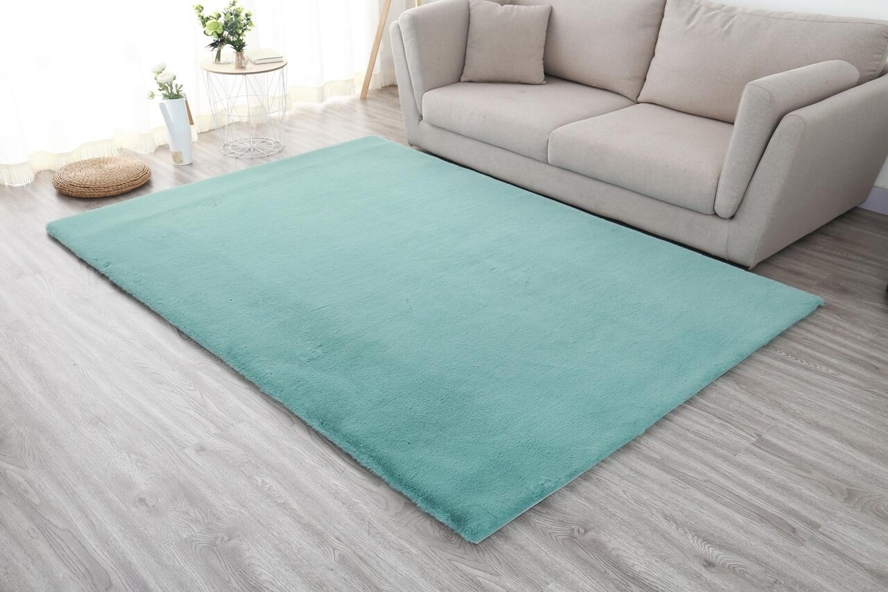 Covor Shaggy soft, Heinner, 160x230 cm, poliester/bumbac, turcoaz - imagine 4